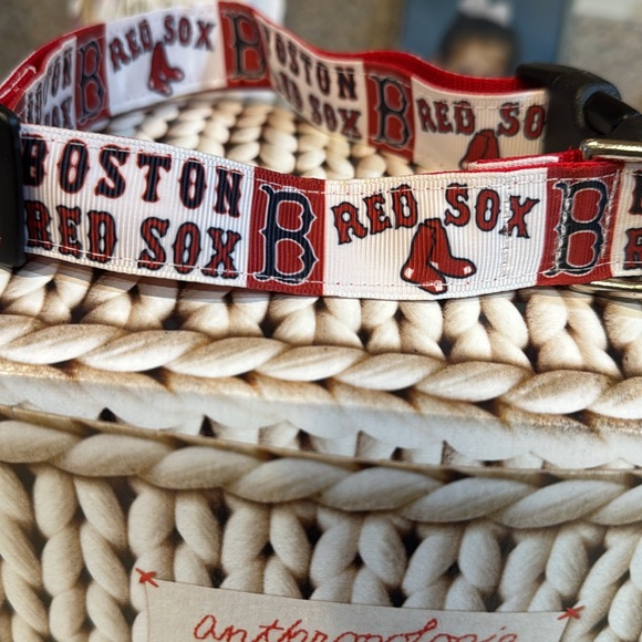 Boston Red Sox Dog Collar - Picture 2 of 4